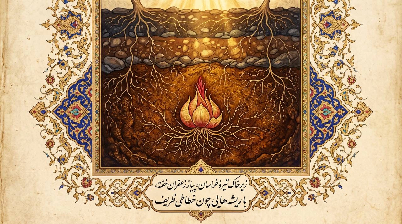 نقش‌مایه ایرانی و نشان زعفران