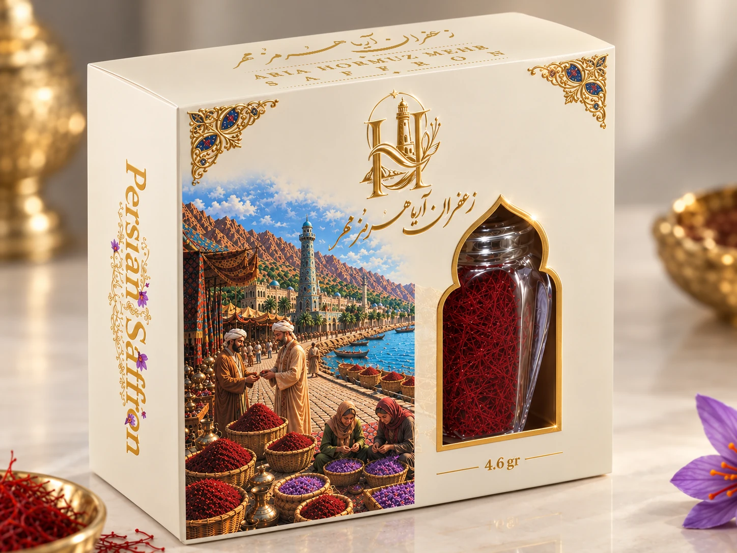 بسته زعفران لوکس یک مثقالی